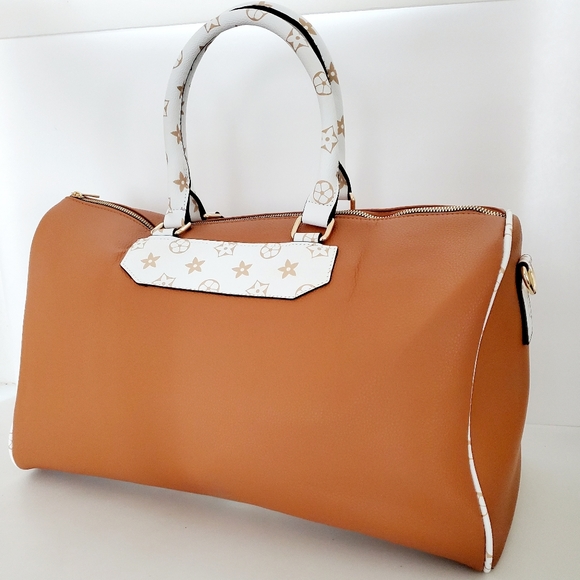 Caleesa Handbags - Caleesa Brown Duffel Bag